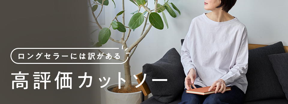 ロングセラーには訳がある　高評価カットソー