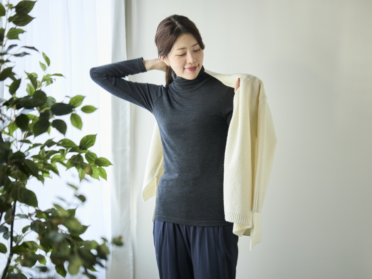 DAYS/ウールフライスタートルネック